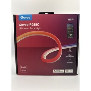 BRAND NEW - Govee RGBIC LED Neon Rope Light H61A1 6.56ft Lenght WiFi